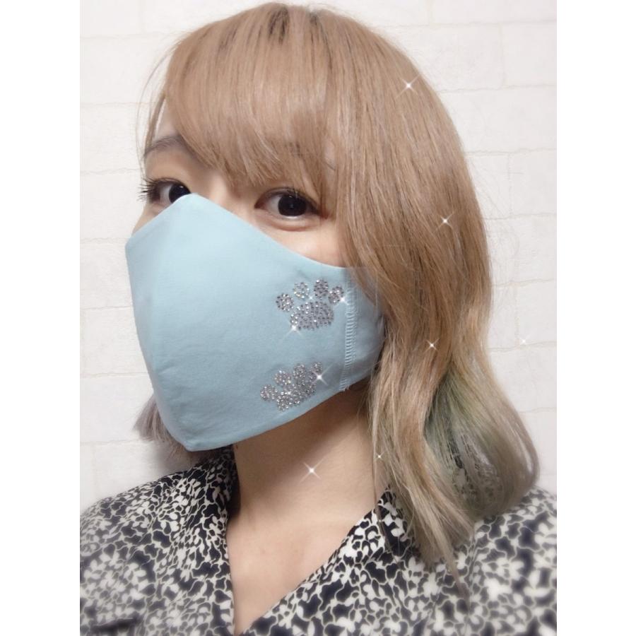 FREESマスク034 new肉球ラインストーンマスク フリーズマスク キラキラマスク 水洗い100回洗える 日本製 FREES MASK ビジュー |  | 08