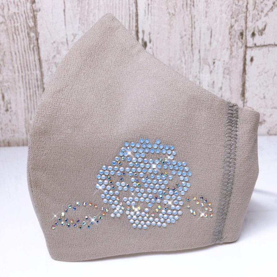 FREES037  ローズフラワー ラインストーン100回洗える 日本製 高機能　厚生省令第34号基準以下　花粉粒子補修効率96パーセントJIS対応 三層構造不織布使用 |  | 11