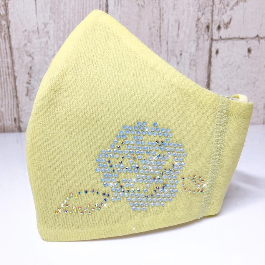 FREES037  ローズフラワー ラインストーン100回洗える 日本製 高機能　厚生省令第34号基準以下　花粉粒子補修効率96パーセントJIS対応 三層構造不織布使用 |  | 12