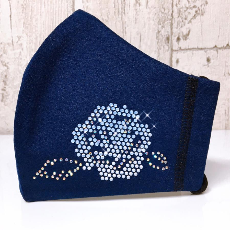 FREES037  ローズフラワー ラインストーン100回洗える 日本製 高機能　厚生省令第34号基準以下　花粉粒子補修効率96パーセントJIS対応 三層構造不織布使用 |  | 13