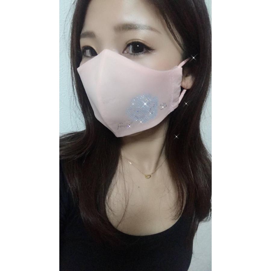 FREES037  ローズフラワー ラインストーン100回洗える 日本製 高機能　厚生省令第34号基準以下　花粉粒子補修効率96パーセントJIS対応 三層構造不織布使用 |  | 15