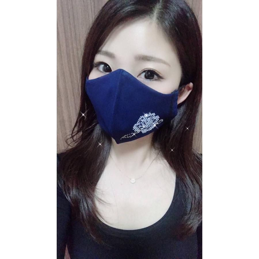 FREES037  ローズフラワー ラインストーン100回洗える 日本製 高機能　厚生省令第34号基準以下　花粉粒子補修効率96パーセントJIS対応 三層構造不織布使用 |  | 02