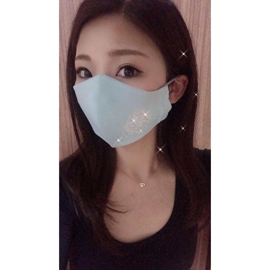 FREES037  ローズフラワー ラインストーン100回洗える 日本製 高機能　厚生省令第34号基準以下　花粉粒子補修効率96パーセントJIS対応 三層構造不織布使用 |  | 03