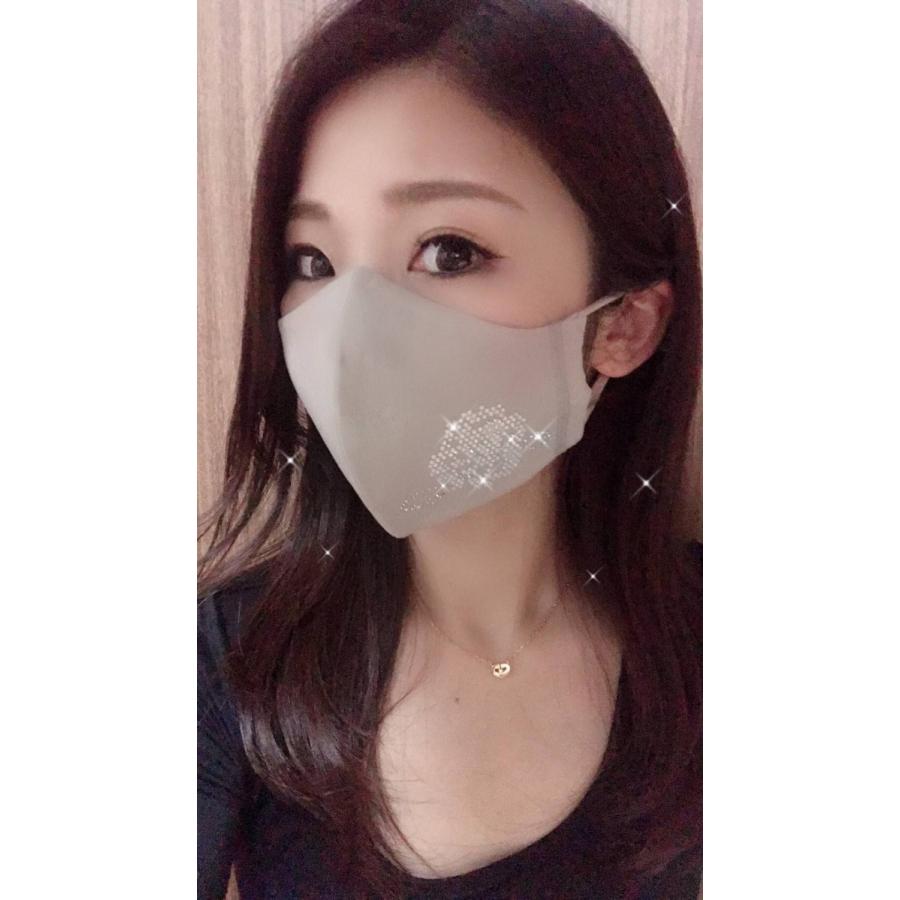 FREES037  ローズフラワー ラインストーン100回洗える 日本製 高機能　厚生省令第34号基準以下　花粉粒子補修効率96パーセントJIS対応 三層構造不織布使用 |  | 04