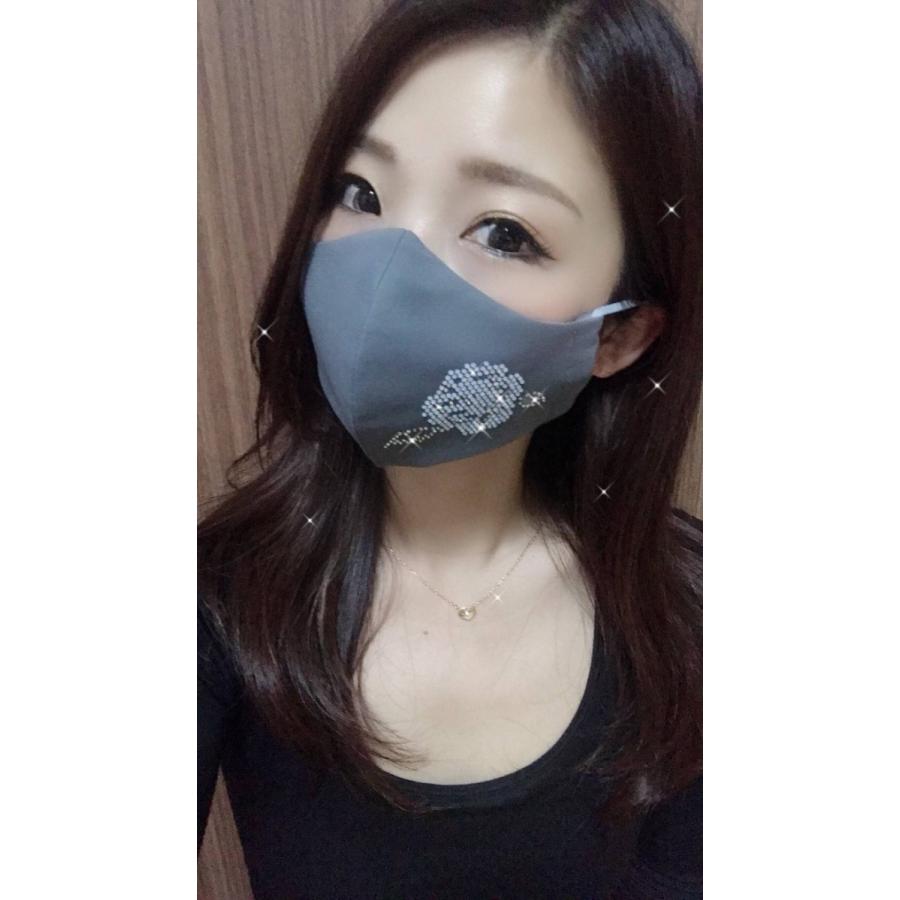 FREES037  ローズフラワー ラインストーン100回洗える 日本製 高機能　厚生省令第34号基準以下　花粉粒子補修効率96パーセントJIS対応 三層構造不織布使用 |  | 05