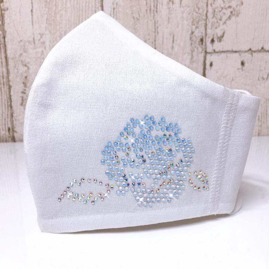 FREES037  ローズフラワー ラインストーン100回洗える 日本製 高機能　厚生省令第34号基準以下　花粉粒子補修効率96パーセントJIS対応 三層構造不織布使用 |  | 07