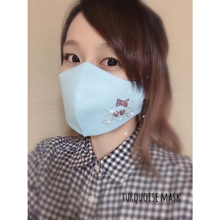 NEW FREESマスク045 レディースカル　ラインストーンマスク フリーズマスク キラキラマスク 水洗い100回洗える 日本製 FREES MASK ビジュー |  | 14