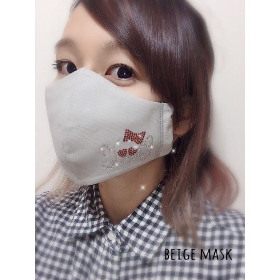 NEW FREESマスク045 レディースカル　ラインストーンマスク フリーズマスク キラキラマスク 水洗い100回洗える 日本製 FREES MASK ビジュー |  | 16
