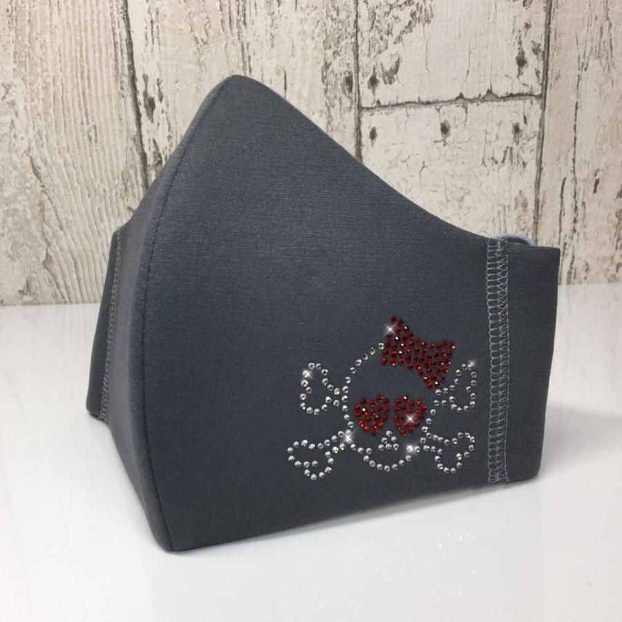 NEW FREESマスク045 レディースカル　ラインストーンマスク フリーズマスク キラキラマスク 水洗い100回洗える 日本製 FREES MASK ビジュー |  | 06