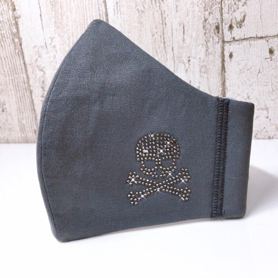 FREESマスク061 Ｌサイズ new骨ドクロ　ラインストーンカラーブラックダイヤ使用 キラキラマスク 日本製 パパ、彼氏へのプレゼントに！ |  | 06