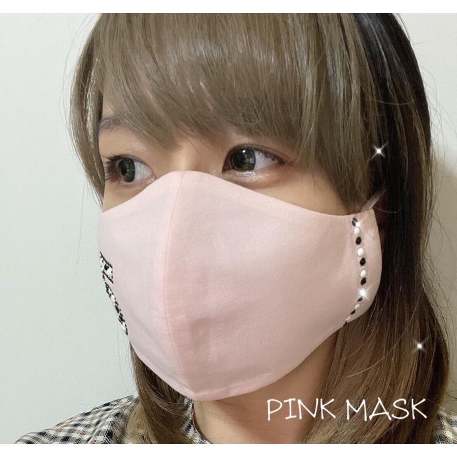 FREES066 シャネル風パール5 高級パール使用　水洗い100回洗える 日本製高機能厚生省令第34号基準以下 花粉粒子補修効率96パーセント三層構造不織布使用 |  | 09