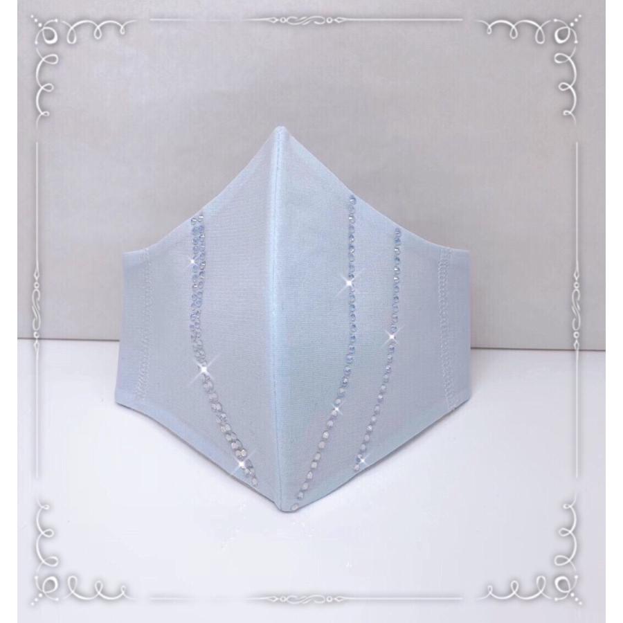 FREES003 ３本ラインラインキラキラマスク 100回洗える 日本製 高機能　厚生省令第34号基準以下　花粉粒子補修効率96パーセントJIS対応 三層構造不織布使用 |  | 11