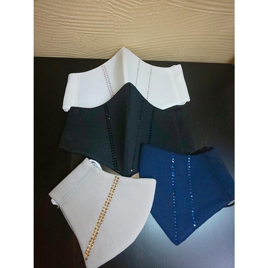 FREES003 ３本ラインラインキラキラマスク 100回洗える 日本製 高機能　厚生省令第34号基準以下　花粉粒子補修効率96パーセントJIS対応 三層構造不織布使用 |  | 14