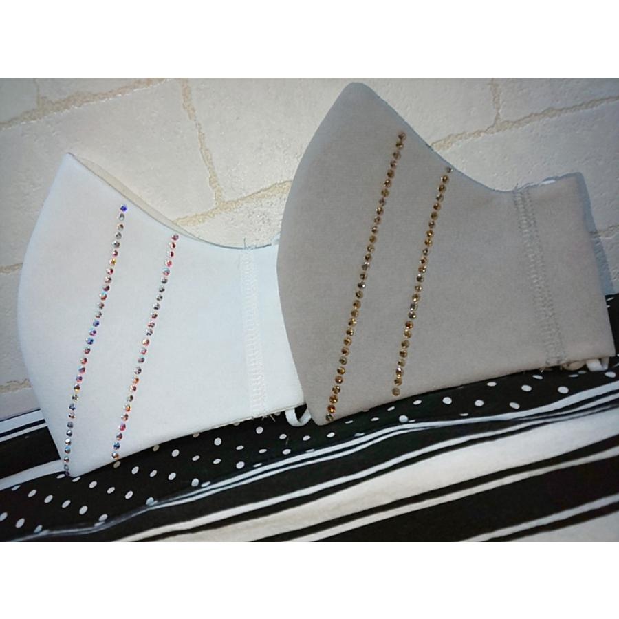 FREES003 ３本ラインラインキラキラマスク 100回洗える 日本製 高機能　厚生省令第34号基準以下　花粉粒子補修効率96パーセントJIS対応 三層構造不織布使用 |  | 15