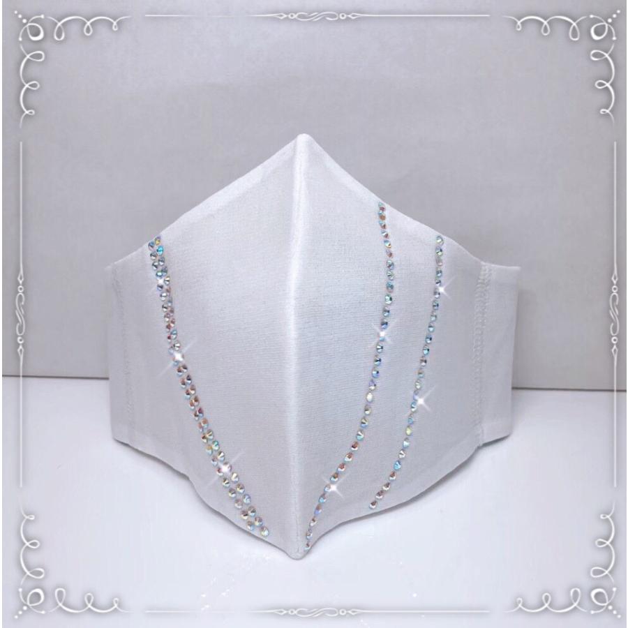 FREES003 ３本ラインラインキラキラマスク 100回洗える 日本製 高機能　厚生省令第34号基準以下　花粉粒子補修効率96パーセントJIS対応 三層構造不織布使用 |  | 03