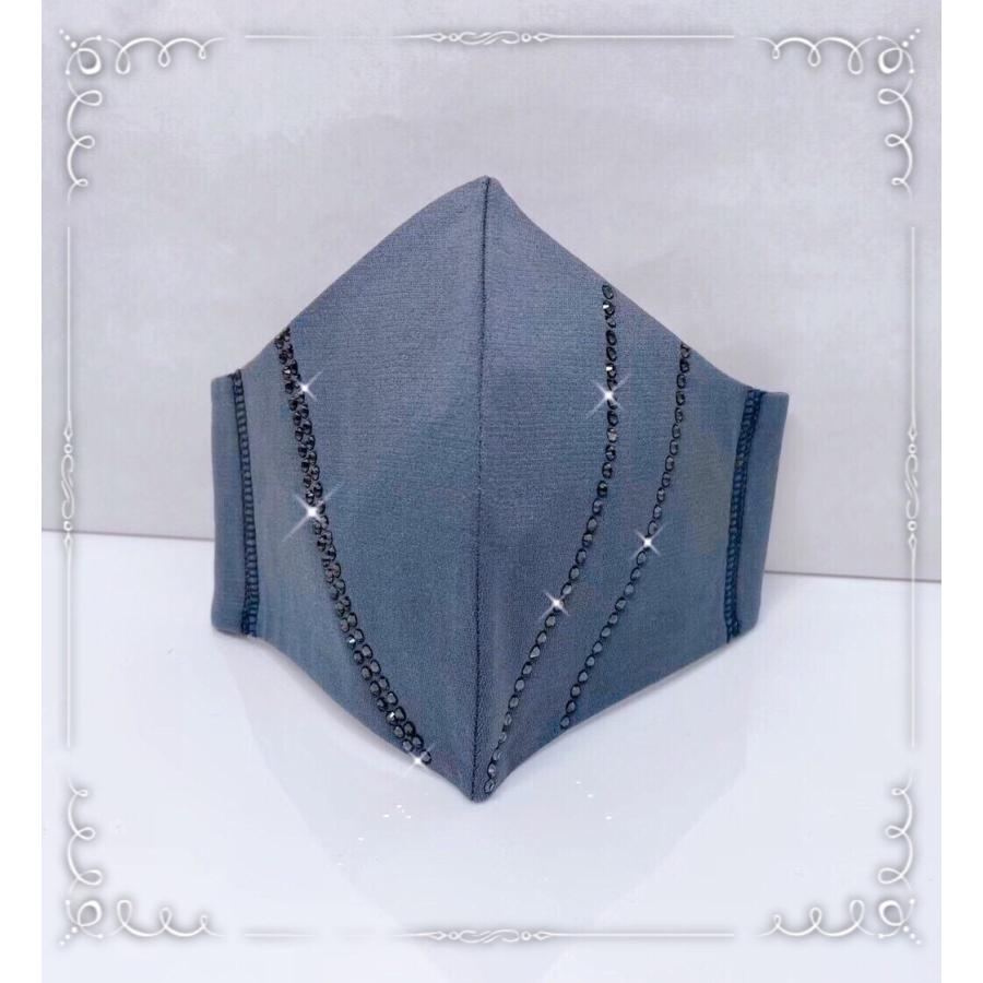 FREES003 ３本ラインラインキラキラマスク 100回洗える 日本製 高機能　厚生省令第34号基準以下　花粉粒子補修効率96パーセントJIS対応 三層構造不織布使用 |  | 06