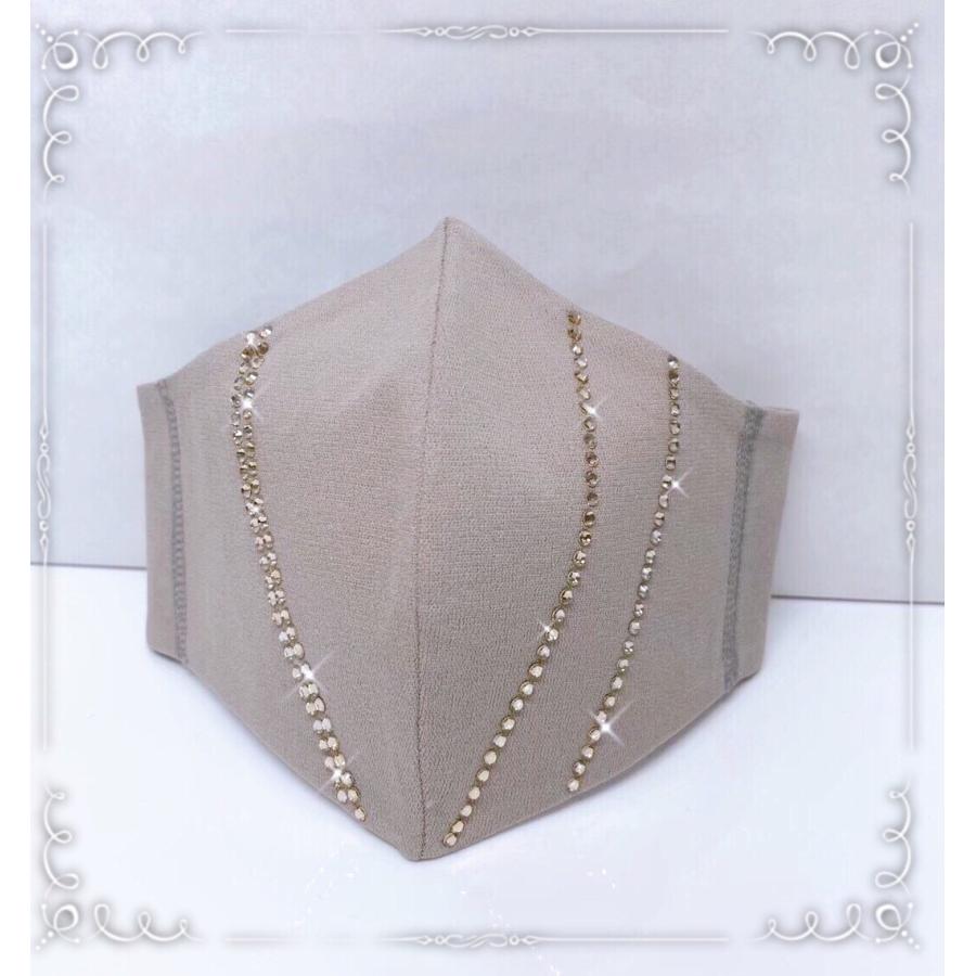 FREES003 ３本ラインラインキラキラマスク 100回洗える 日本製 高機能　厚生省令第34号基準以下　花粉粒子補修効率96パーセントJIS対応 三層構造不織布使用 |  | 07