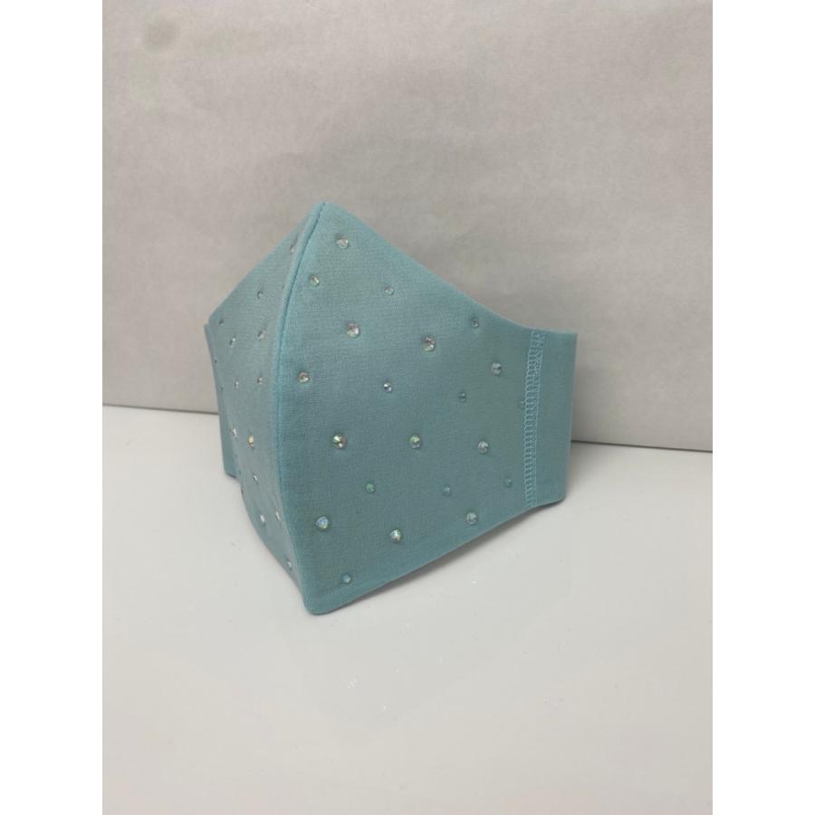 FREES004 大小飛ばしラインストーン100回洗える 日本製 高機能　厚生省令第34号基準以下　花粉粒子補修効率96パーセントJIS対応 三層構造不織布使用 |  | 10