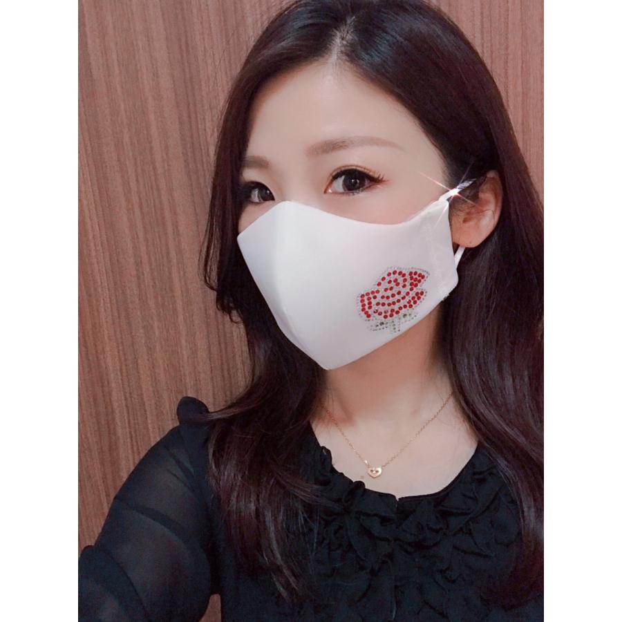 FREESマスク006 バラ ラインストーンマスク フリーズマスク キラキラマスク 水洗い100回洗える 日本製 FREES MASK ビジュー | 