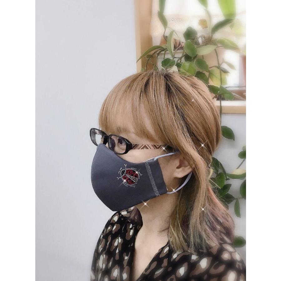 FREESマスク007 てんとう虫ラインストーンマスク フリーズマスク キラキラマスク 水洗い100回洗える 日本製 FREES MASK ビジュー |  | 03