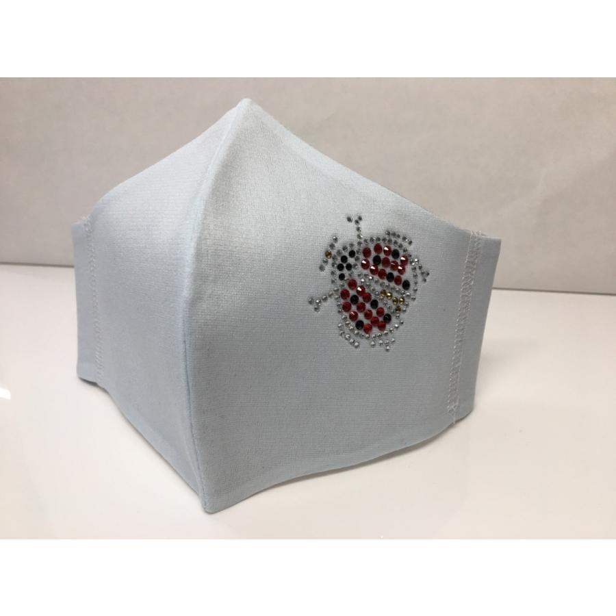 FREESマスク007 てんとう虫ラインストーンマスク フリーズマスク キラキラマスク 水洗い100回洗える 日本製 FREES MASK ビジュー |  | 06