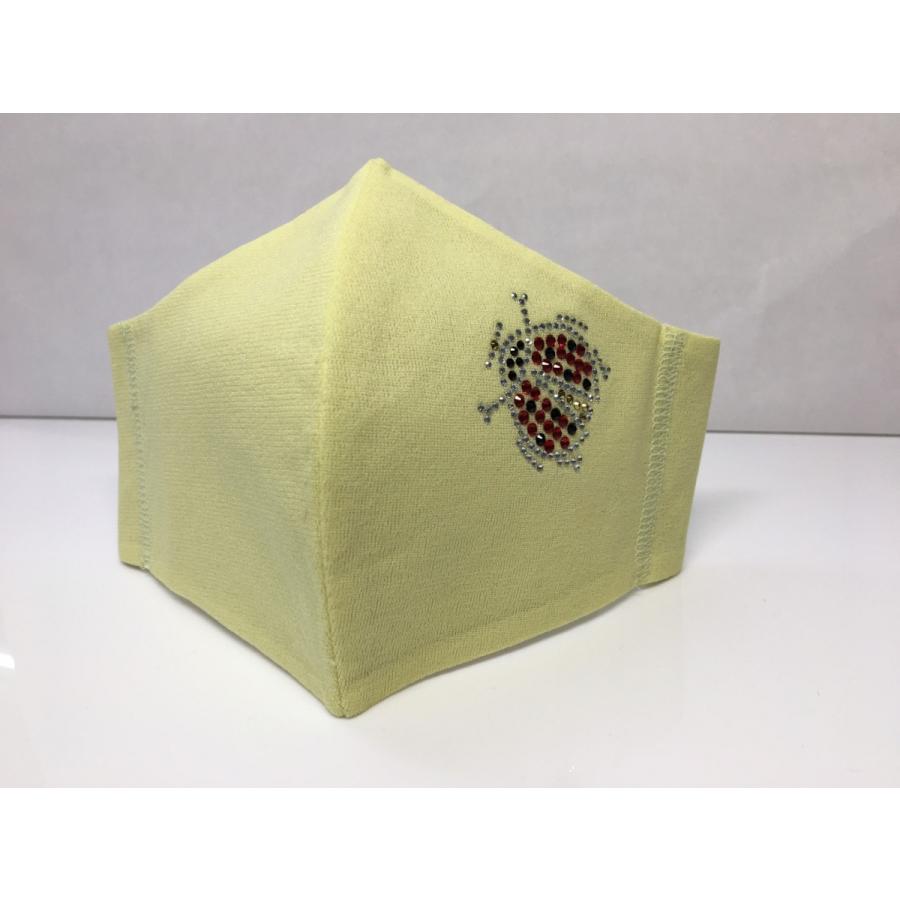 FREESマスク007 てんとう虫ラインストーンマスク フリーズマスク キラキラマスク 水洗い100回洗える 日本製 FREES MASK ビジュー |  | 07