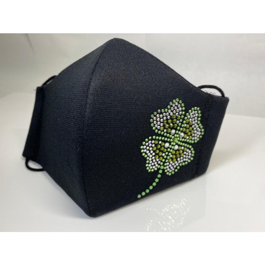 FREESマスク008 クローバーラインストーンマスク フリーズマスク キラキラマスク 水洗い100回洗える 日本製 FREES MASK |  | 03