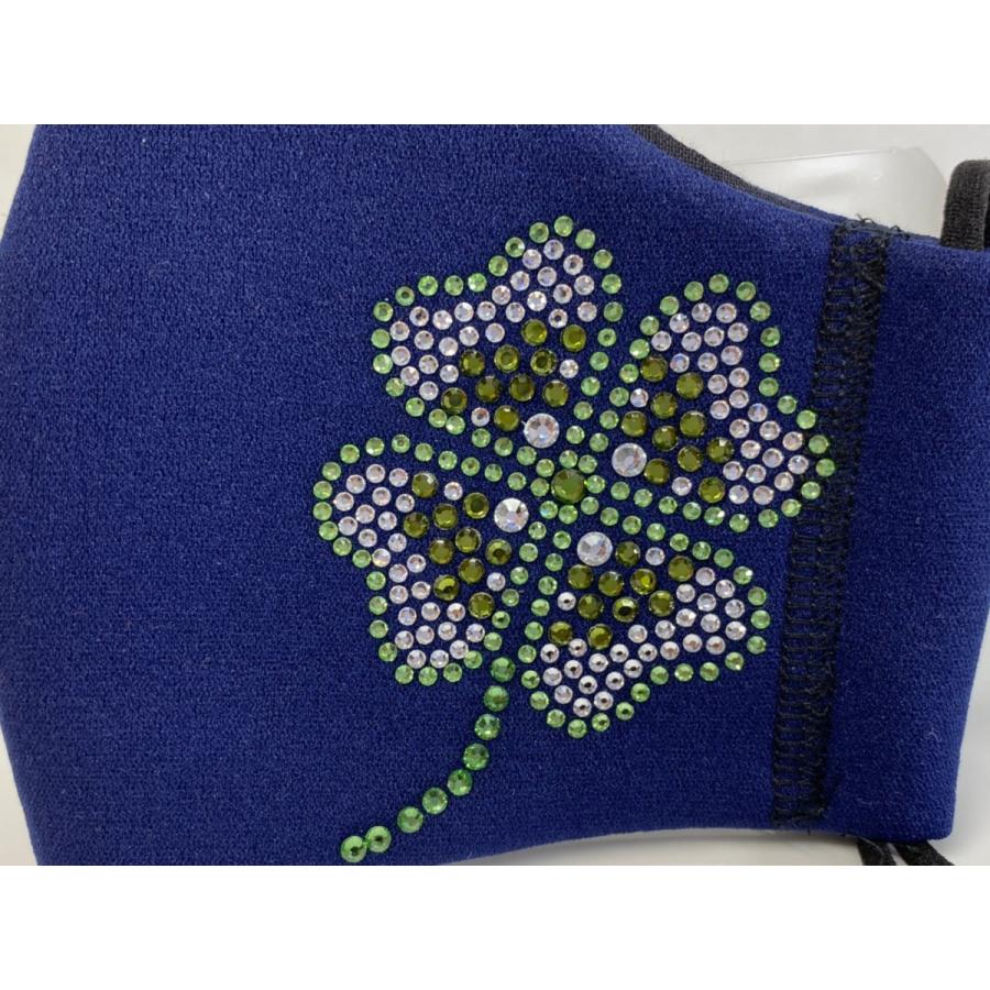 FREESマスク008 クローバーラインストーンマスク フリーズマスク キラキラマスク 水洗い100回洗える 日本製 FREES MASK |  | 07