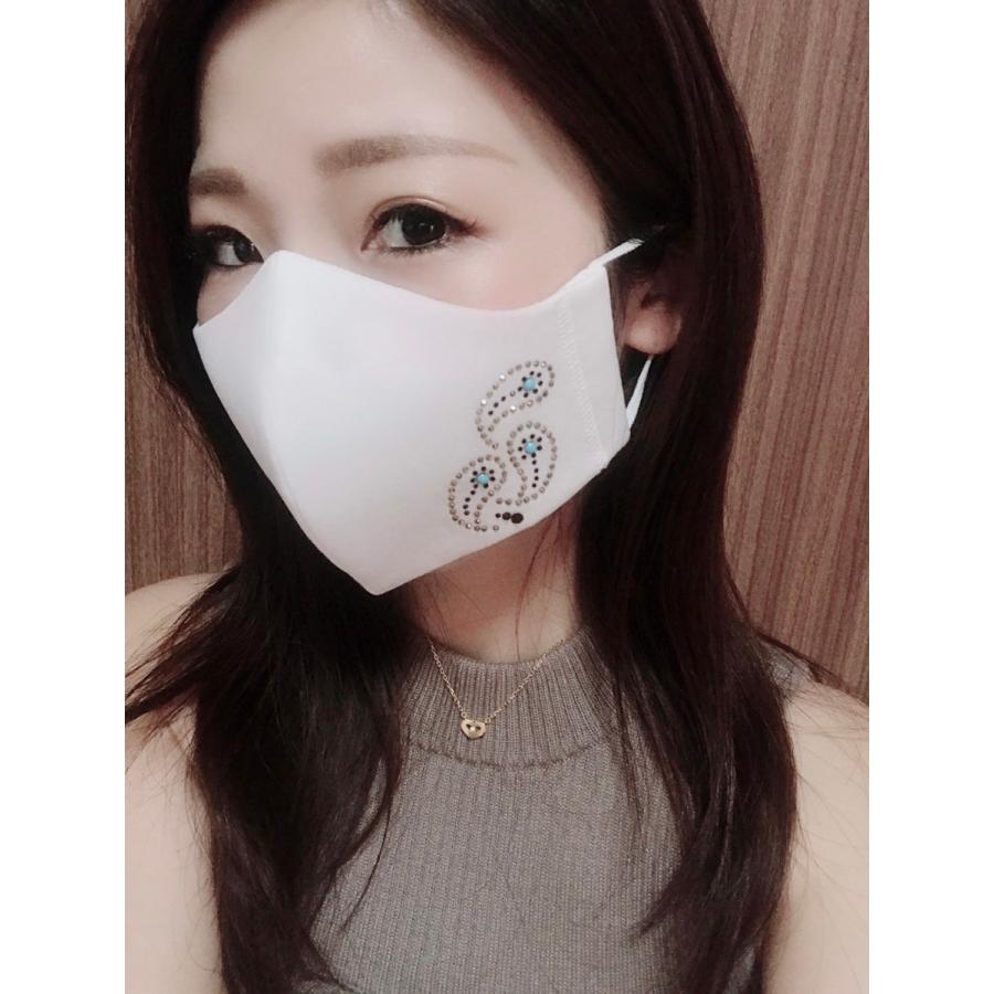 FREES013 ペーズリーラインストーン100回洗える 日本製 高機能　厚生省令第34号基準以下　花粉粒子補修効率96パーセントJIS対応 三層構造不織布使用 | 