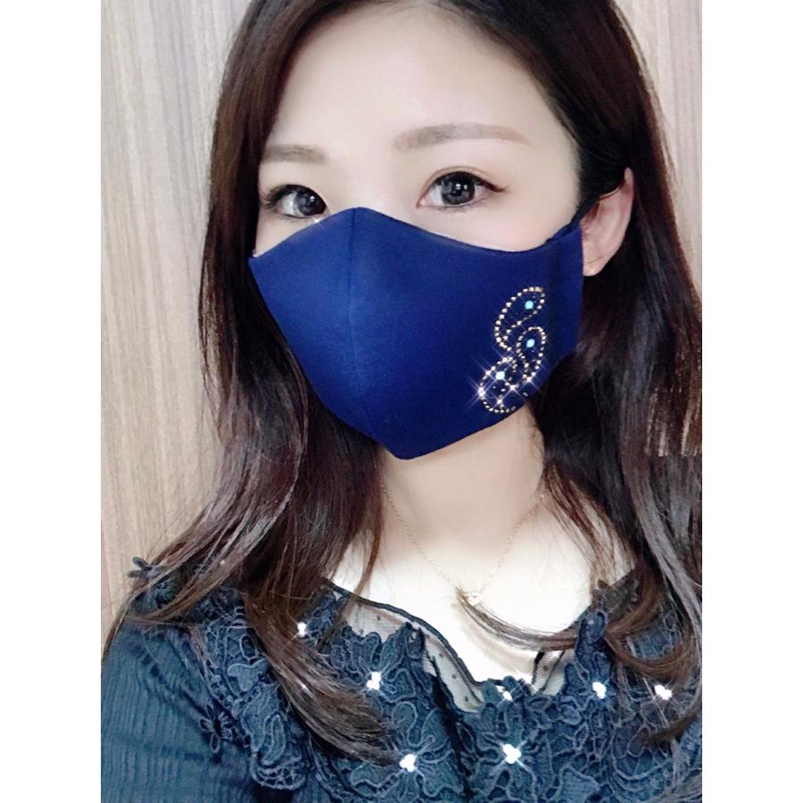 FREES013 ペーズリーラインストーン100回洗える 日本製 高機能　厚生省令第34号基準以下　花粉粒子補修効率96パーセントJIS対応 三層構造不織布使用 |  | 12