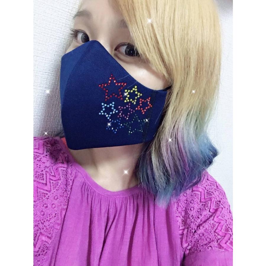 FREESマスク022 マルチスターラインストーンマスク フリーズマスク キラキラマスク 水洗い100回洗える 日本製 FREES MASK ビジュー |  | 03