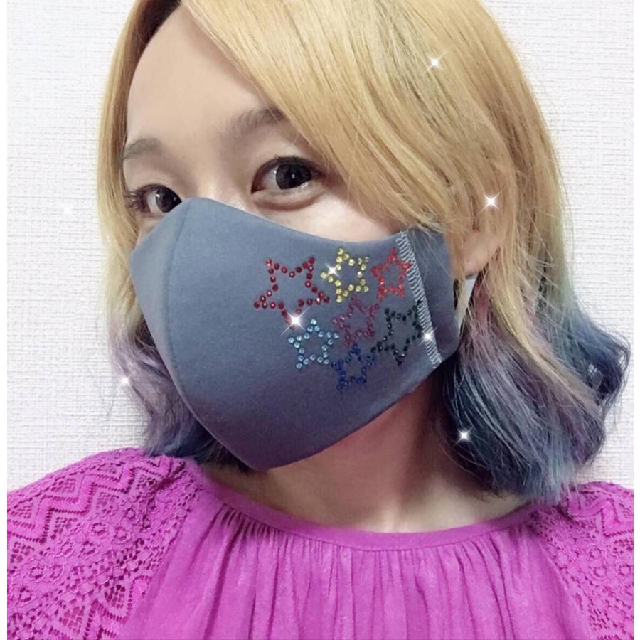 FREESマスク022 マルチスターラインストーンマスク フリーズマスク キラキラマスク 水洗い100回洗える 日本製 FREES MASK ビジュー |  | 04