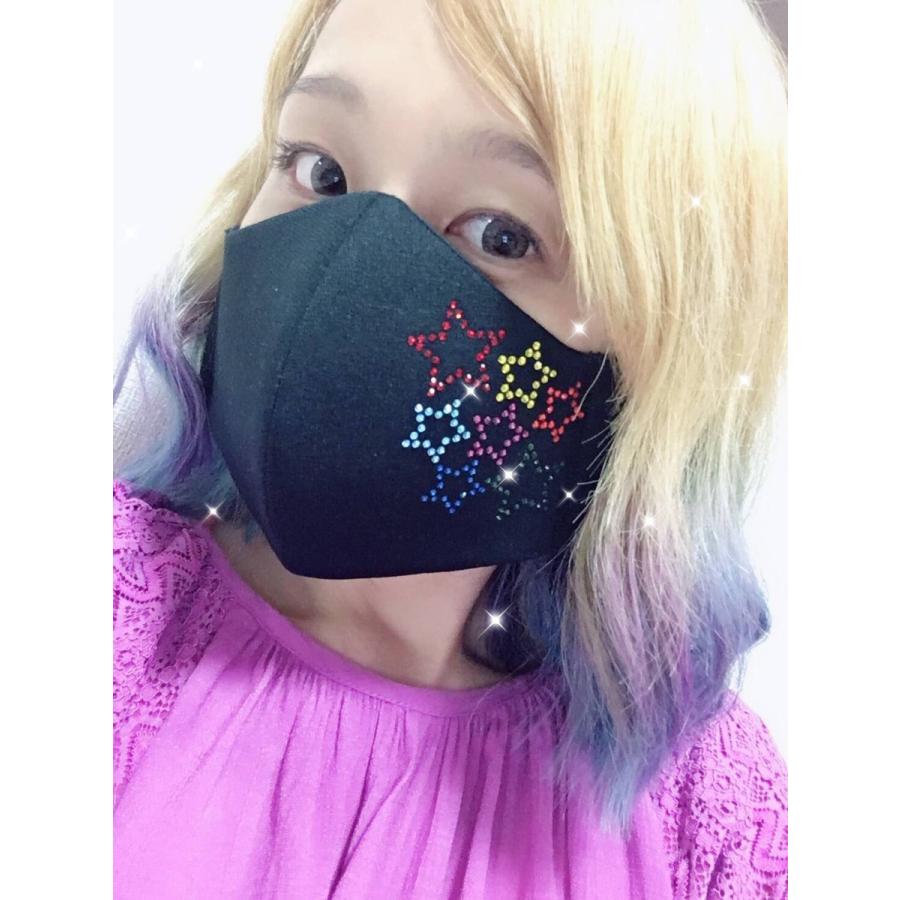 FREESマスク022 マルチスターラインストーンマスク フリーズマスク キラキラマスク 水洗い100回洗える 日本製 FREES MASK ビジュー |  | 05