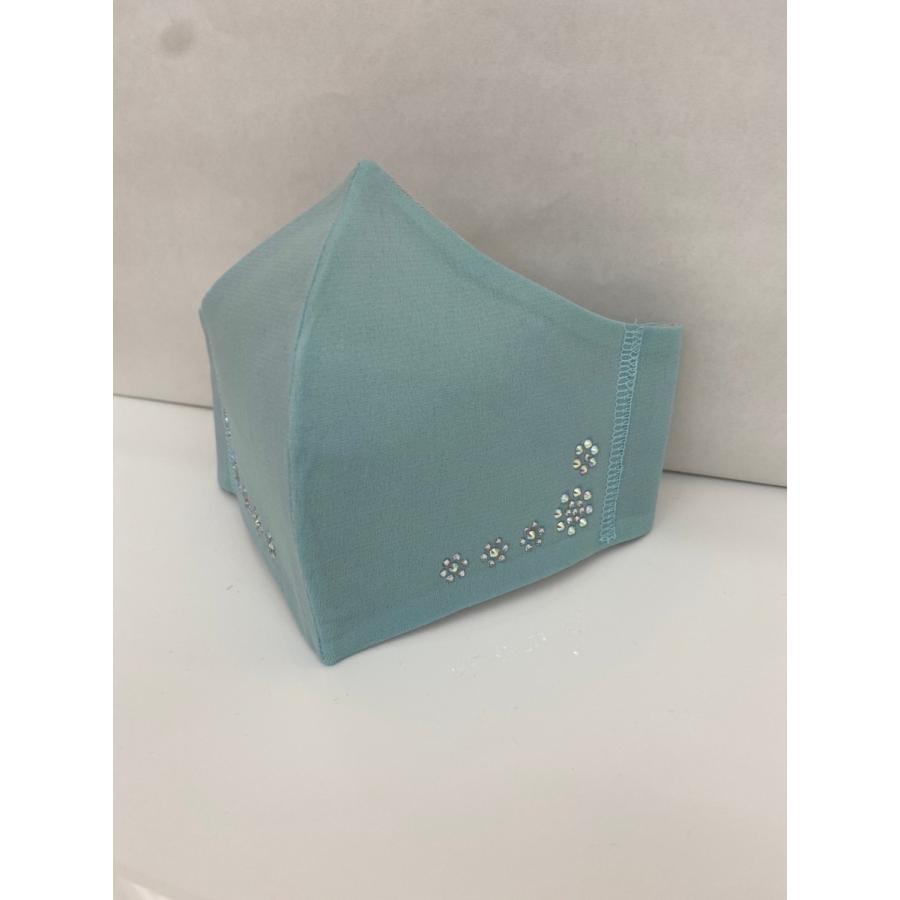 FREES030 花　キラキラマスク 100回洗える 日本製 高機能　厚生省令第34号基準以下　花粉粒子補修効率96パーセントJIS対応 三層構造不織布使用 |  | 11