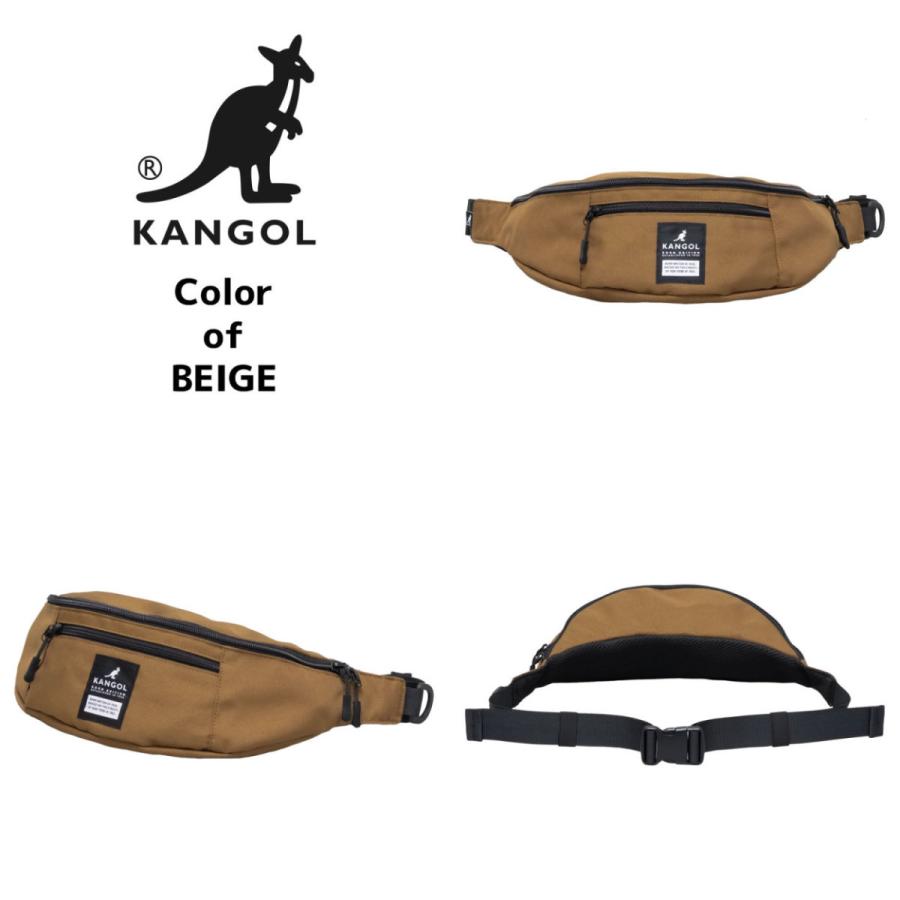 ボディバッグ ウエストポーチ デイバッグ KANGOL(カンゴール250-2051) 全3色 pigeonシリーズ｜freesebe｜06