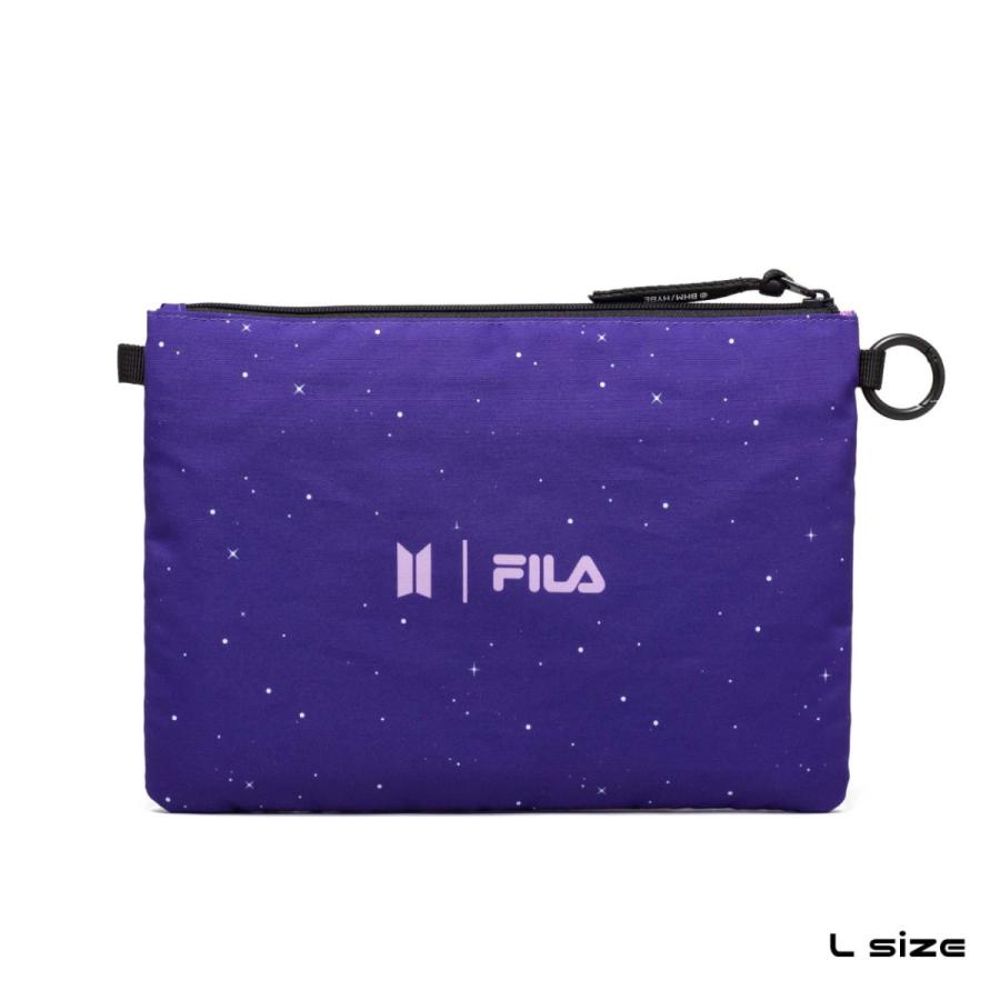 FILA（フィラ） BTSコラボ ポーチセット(パープルセット) BTS X FILA