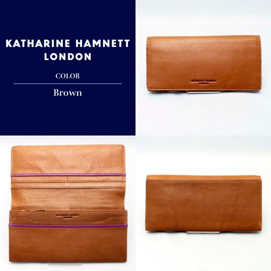 KATHARINE HAMNETT（キャサリンハムネット） 長財布 束入れ 小銭入れ