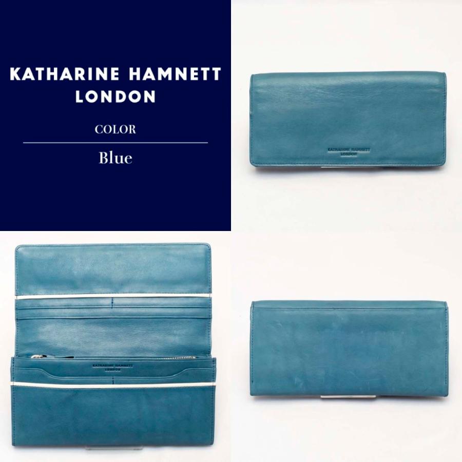 KATHARINE HAMNETT（キャサリンハムネット） 長財布 束入れ 小銭入れ