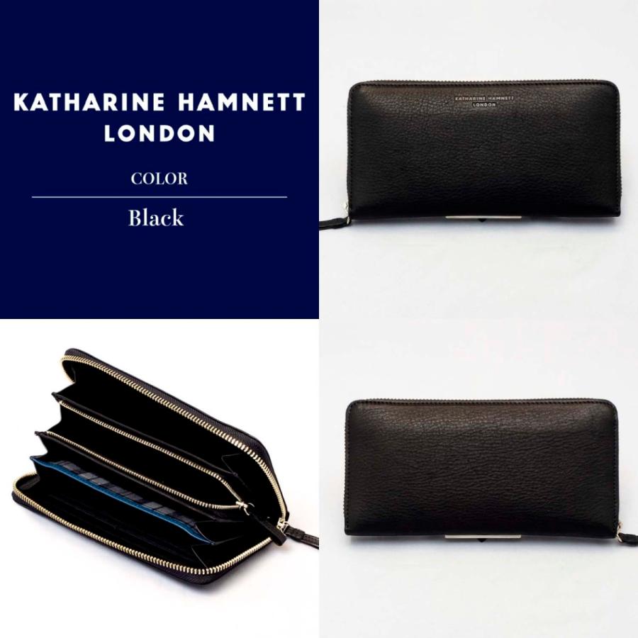 【新品!!】キャサリンハムネット ☆ 折り財布 牛革 レザー ブラウン 箱付き KATHARINE HAMNETT キャサリンハムネット 財布 二つ折り財布
