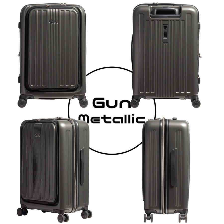 スーツケース Mサイズ 53~60L Fender フェンダー 3〜5泊 フロントオープン ストッパー 拡張 USB キャリーケース 950-4501｜freesebe｜10