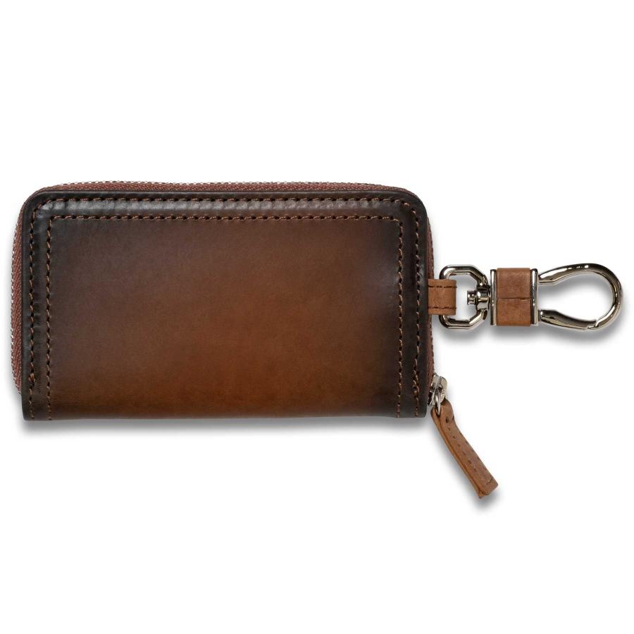 Fender フェンダー キーケース ラウンドファスナー ファスナー 鍵 4連 リング メンズ レディース 本革 レザー ギター 950-500 | Fender | 05