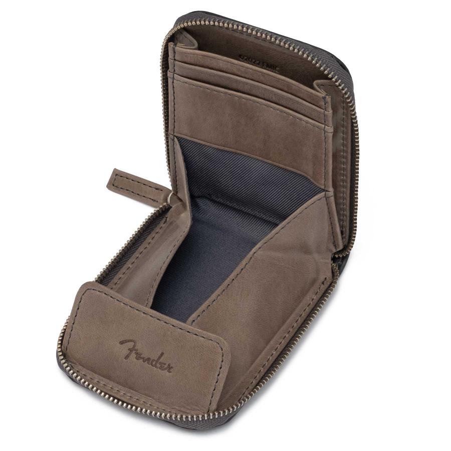 Fender フェンダー コインケース 小銭入れ ラウンドファスナー ファスナー 財布 メンズ レディース 本革 レザー ギター 950-501 | Fender | 07