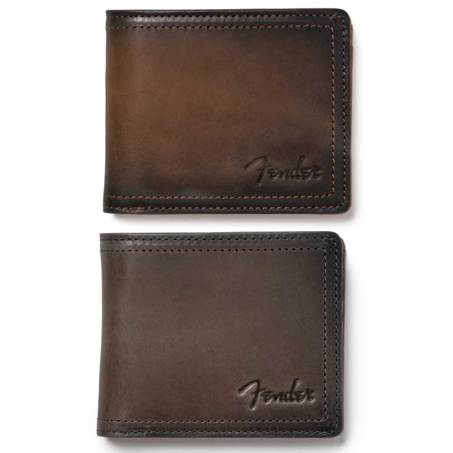 Fender（フェンダー） 二つ折り ミニ財布 財布 メンズ レディース 本革