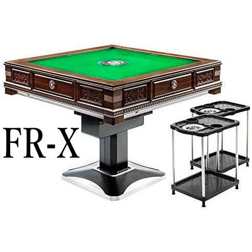 全自動麻雀卓【34mm牌/緑色卓】木目調 折り畳み式 FR-X2<天板