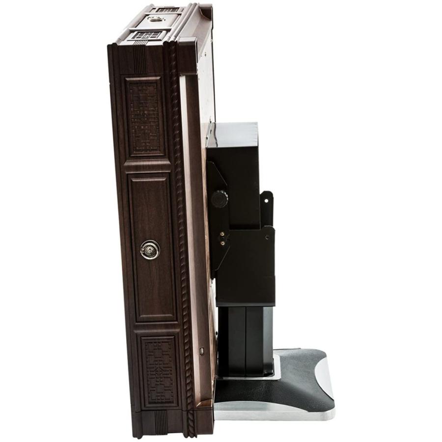 全自動麻雀卓【34mm牌/緑色卓】木目調 折り畳み式 FR-X2<天板/サイド