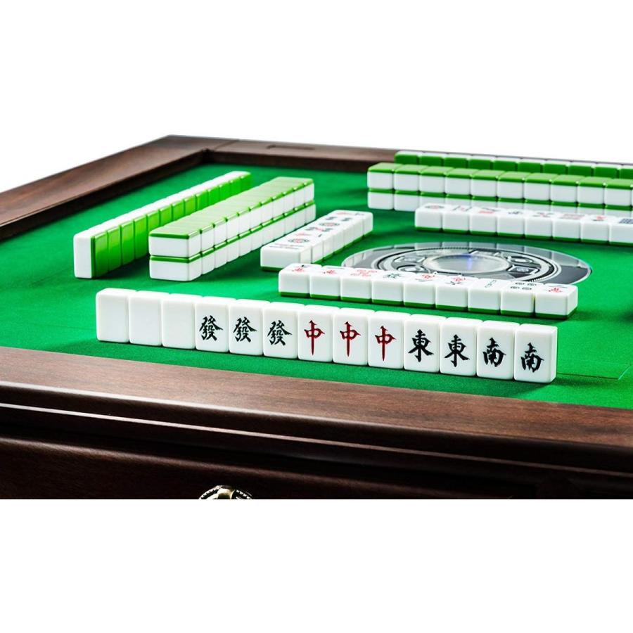 全自動麻雀卓【34mm牌/緑色卓】木目調 折り畳み式 FR-X2<天板/サイド