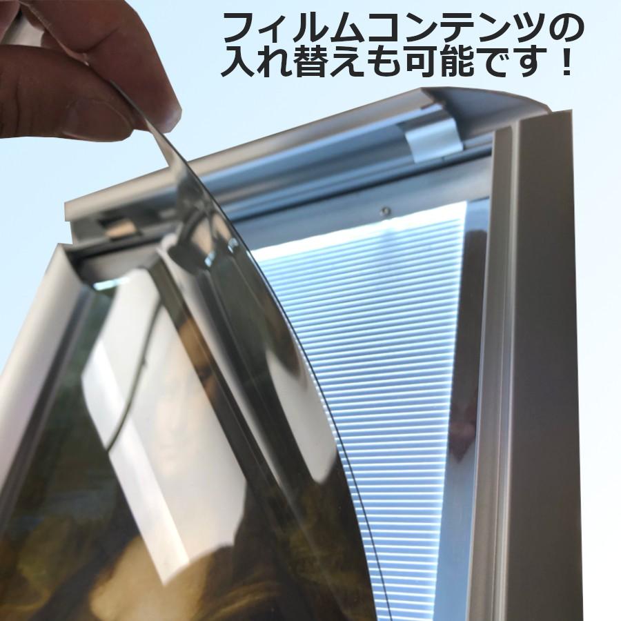 LEDで輝く名画 ミュシャ作-黄道十二宮 アルミフレームA4サイズ