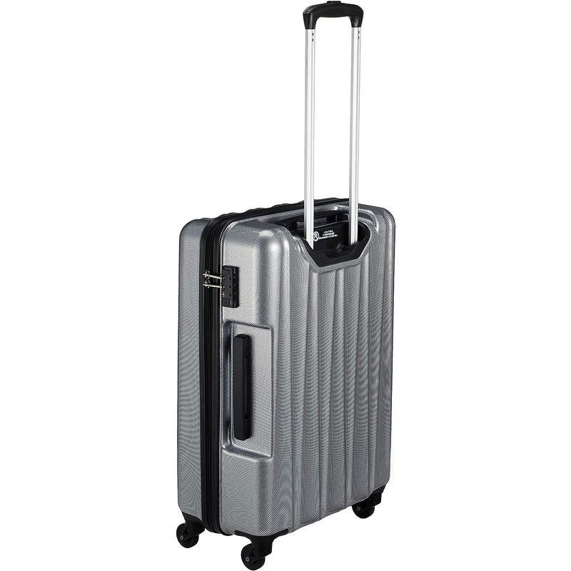 ビバーシェ スーツケース ファスナー TSAロック レインカバー付き 52L 62 cm 3.8kg YZ-H-S シルバー ファスナー スーツケース TSAロック レインカバー付き 52L cm 8kg YZ シルバー
