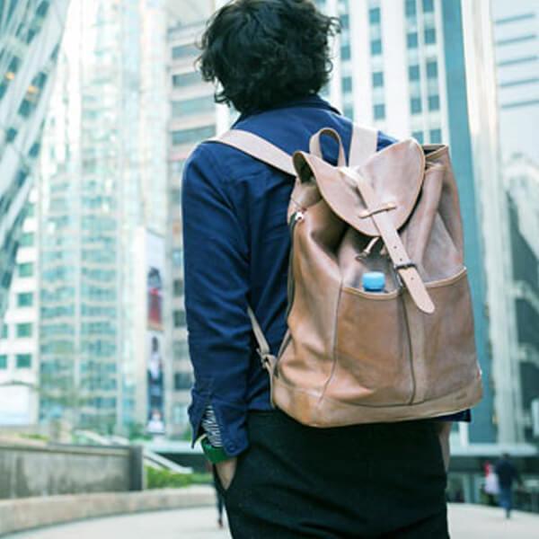 バッグパック モブリス Wax Leather Rucksack リュックサック moblis