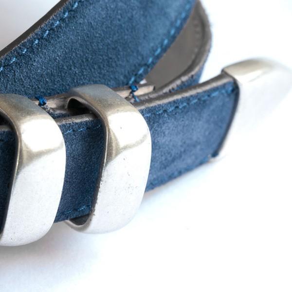 ティベリオ フェレッティ プンターレ付き スウェードベルト 8674